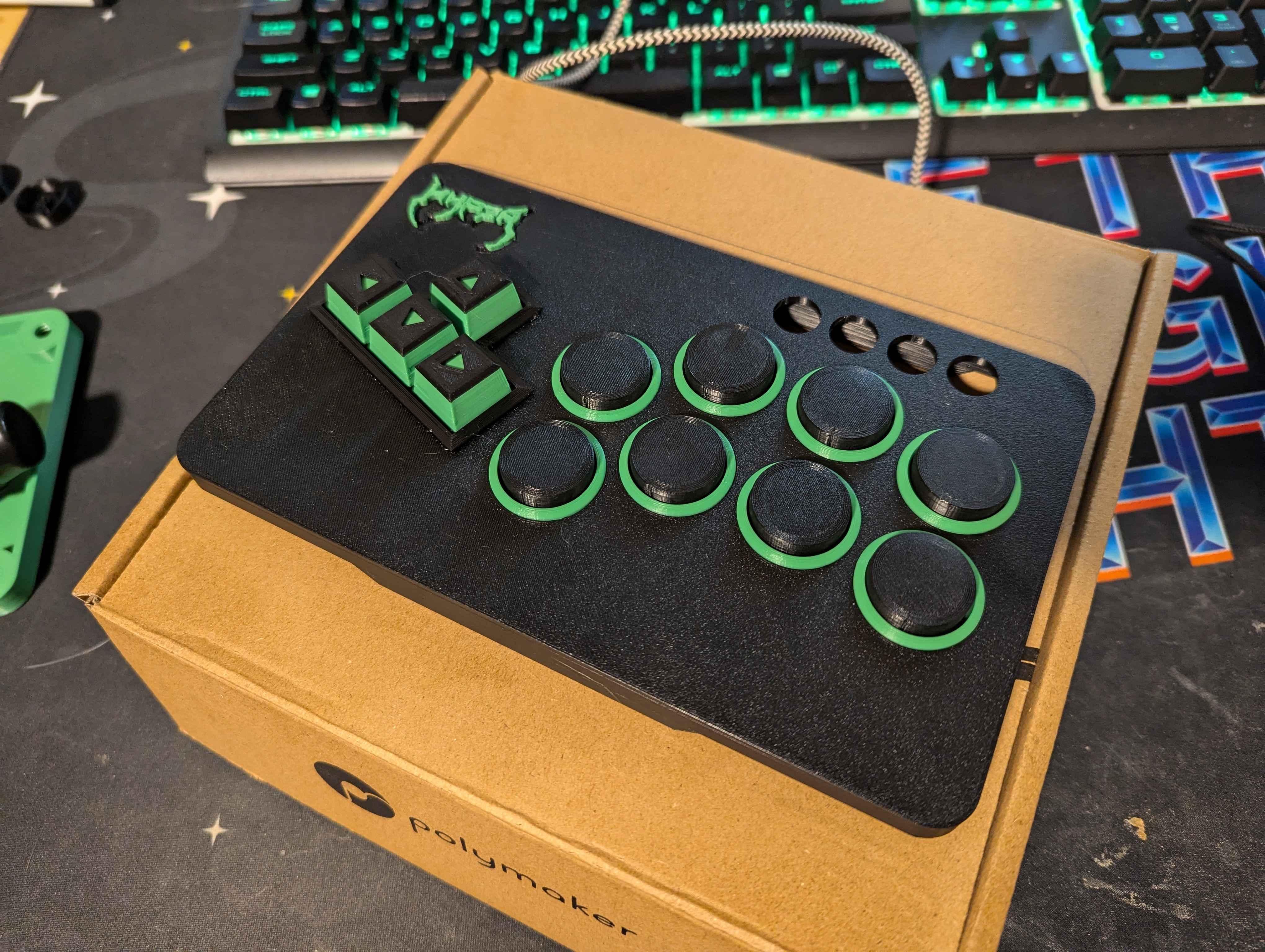 Building a "Leverless" 3D-Printable Arcade Fight Controller